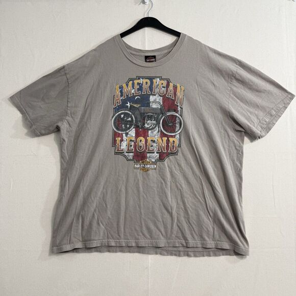 Harley Davidson American Legend Rockstar Miami FL T-Shirt Motorcycle 3XLarge - Picture 1 of 11